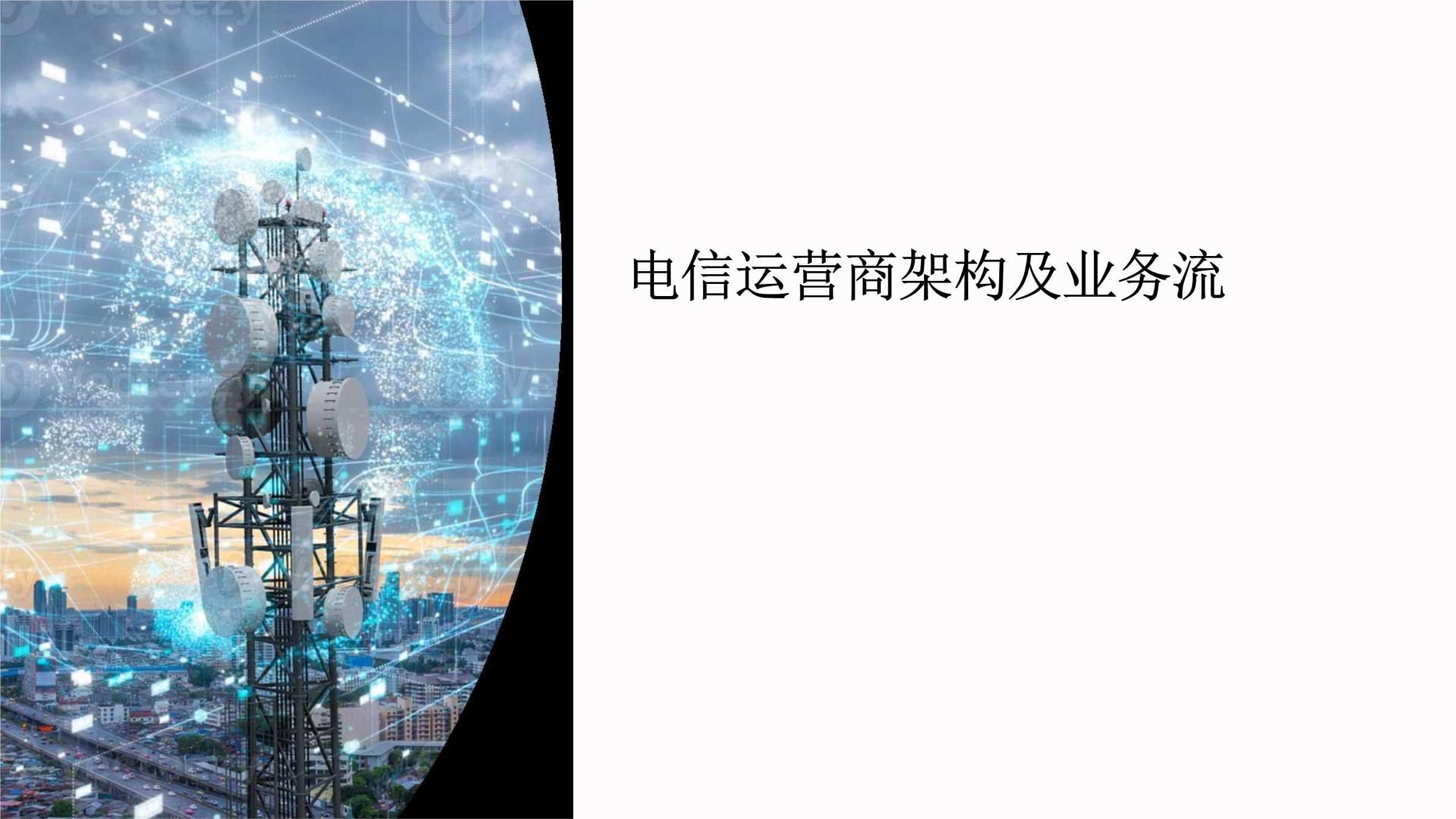 电信业务与传统运营商的架构与流程